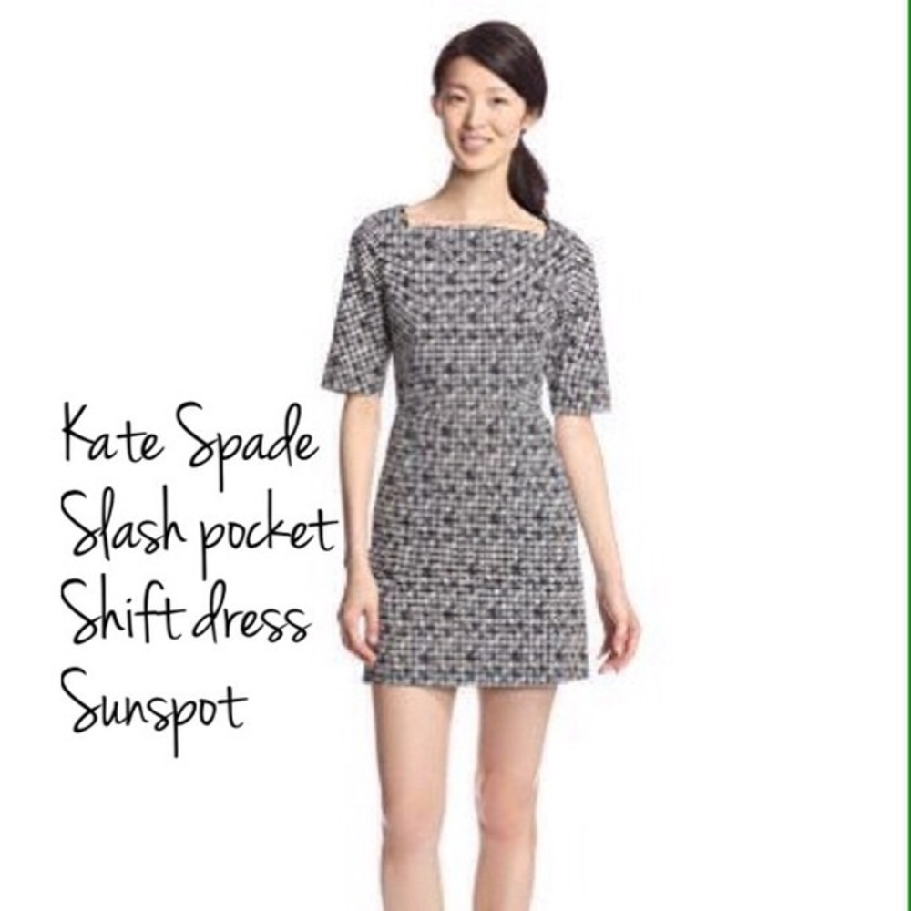 Kate Spade Slash Pocket Sunspot Shift Dress - Picture 1 of 6